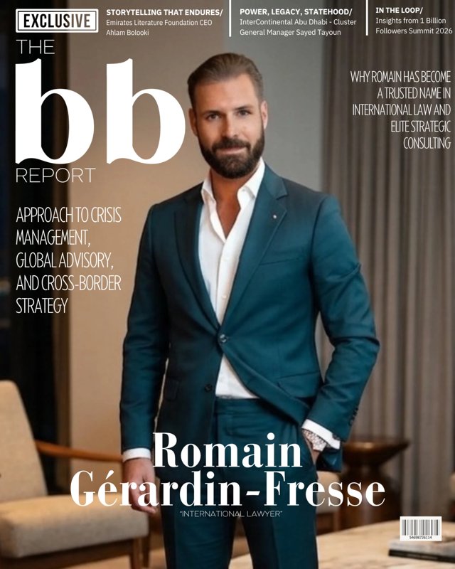 The BB Report cover: Romain Gérardin-Fresse